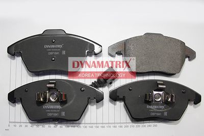 DBP1641 DYNAMATRIX Комплект тормозных колодок, дисковый тормоз