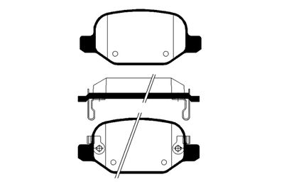 RA09580 RAICAM Комплект тормозных колодок, дисковый тормоз