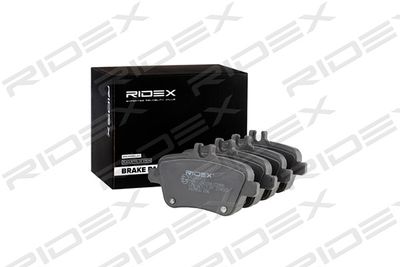 402B0631 RIDEX Комплект тормозных колодок, дисковый тормоз