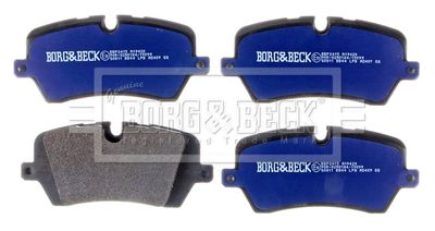 BBP2415 BORG & BECK Комплект тормозных колодок, дисковый тормоз