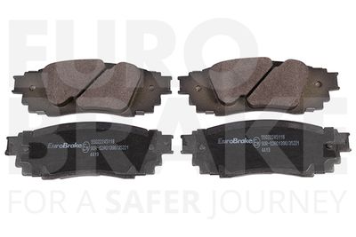 55022245118 EUROBRAKE Комплект тормозных колодок, дисковый тормоз