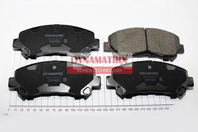 DBP4051 DYNAMATRIX Комплект тормозных колодок, дисковый тормоз