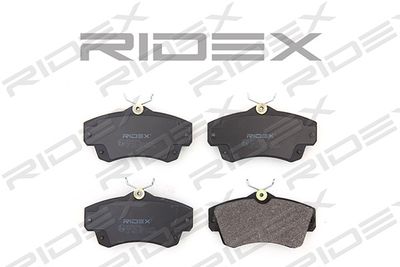 402B0286 RIDEX Комплект тормозных колодок, дисковый тормоз