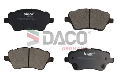 321002 DACO Germany Комплект тормозных колодок, дисковый тормоз