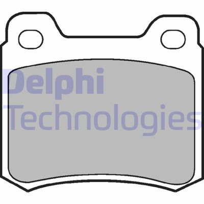 LP440 DELPHI Комплект тормозных колодок, дисковый тормоз