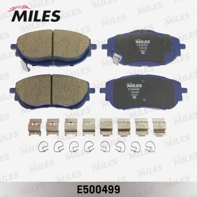 E500499 MILES Комплект тормозных колодок, дисковый тормоз