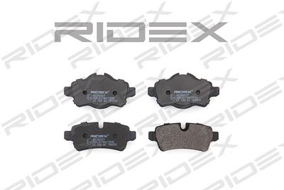 402B0327 RIDEX Комплект тормозных колодок, дисковый тормоз