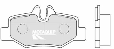 LVXL1270 MOTAQUIP Комплект тормозных колодок, дисковый тормоз