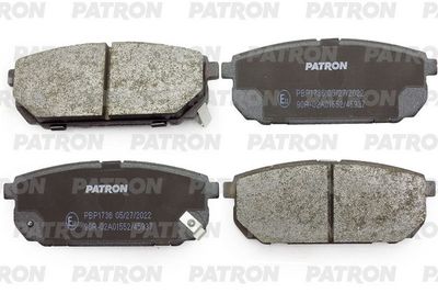 PBP1736 PATRON Комплект тормозных колодок, дисковый тормоз