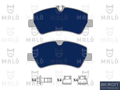 1051162 AKRON-MALÒ Комплект тормозных колодок, дисковый тормоз