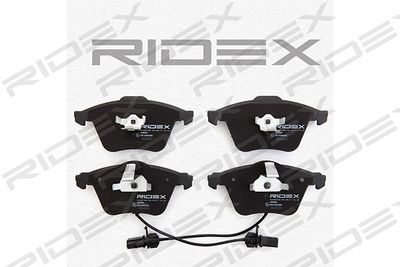 402B0102 RIDEX Комплект тормозных колодок, дисковый тормоз