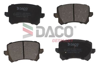 320232 DACO Germany Комплект тормозных колодок, дисковый тормоз