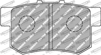 FCP956H FERODO RACING Комплект тормозных колодок, дисковый тормоз