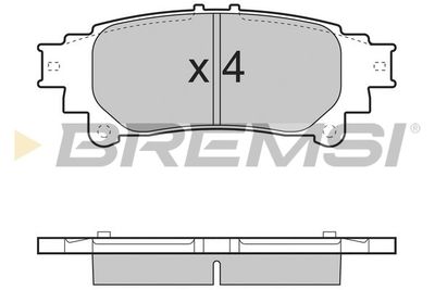 BP3534 BREMSI Комплект тормозных колодок, дисковый тормоз