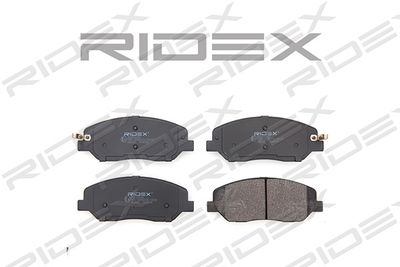 402B0262 RIDEX Комплект тормозных колодок, дисковый тормоз
