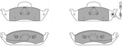 FBP1118 FREMAX Комплект тормозных колодок, дисковый тормоз