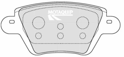 LVXL1247 MOTAQUIP Комплект тормозных колодок, дисковый тормоз