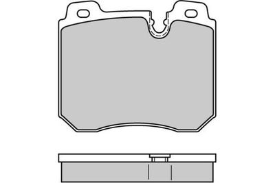 120659 E.T.F. Комплект тормозных колодок, дисковый тормоз