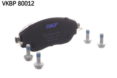 VKBP80012 SKF Комплект тормозных колодок, дисковый тормоз