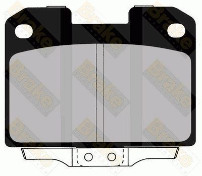 PA1372 Brake ENGINEERING Комплект тормозных колодок, дисковый тормоз