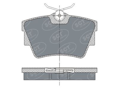 SP289PR SCT - MANNOL Комплект тормозных колодок, дисковый тормоз