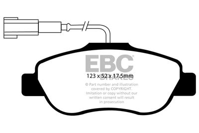 DP15732 EBC Brakes Комплект тормозных колодок, дисковый тормоз