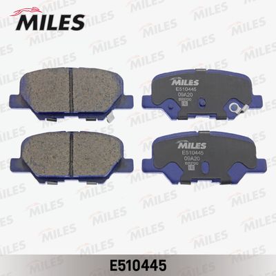 E510445 MILES Комплект тормозных колодок, дисковый тормоз