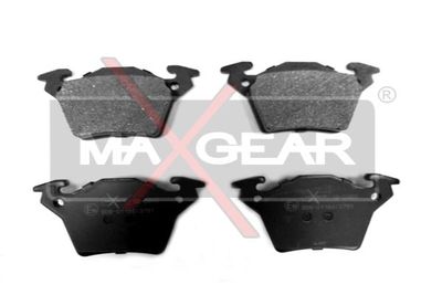 190469 MAXGEAR Комплект тормозных колодок, дисковый тормоз