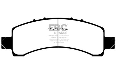 DP61667 EBC Brakes Комплект тормозных колодок, дисковый тормоз