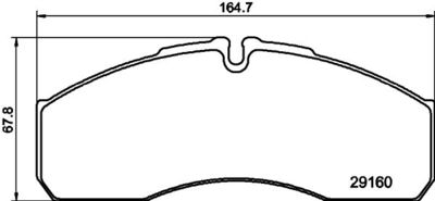 8DB355005401 HELLA PAGID Комплект тормозных колодок, дисковый тормоз