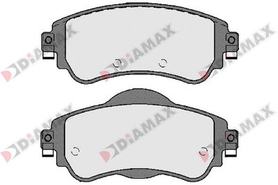 N09603 DIAMAX Комплект тормозных колодок, дисковый тормоз