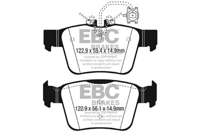 DP42315R EBC Brakes Комплект тормозных колодок, дисковый тормоз