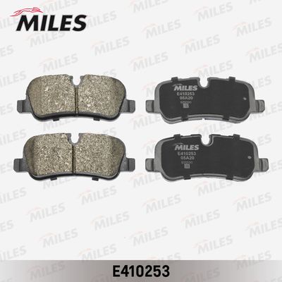 E410253 MILES Комплект тормозных колодок, дисковый тормоз