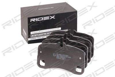 402B0814 RIDEX Комплект тормозных колодок, дисковый тормоз
