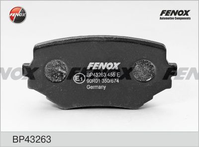 BP43263 FENOX Комплект тормозных колодок, дисковый тормоз