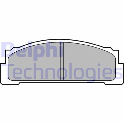 LP30 DELPHI Комплект тормозных колодок, дисковый тормоз