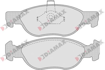 N09103 DIAMAX Комплект тормозных колодок, дисковый тормоз