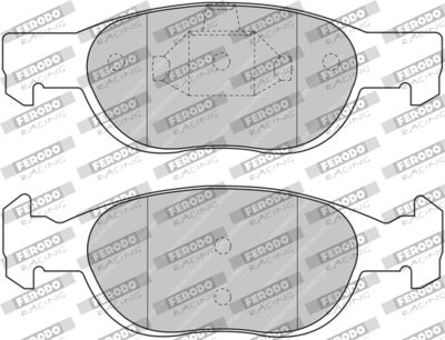 FDS1160 FERODO RACING Комплект тормозных колодок, дисковый тормоз