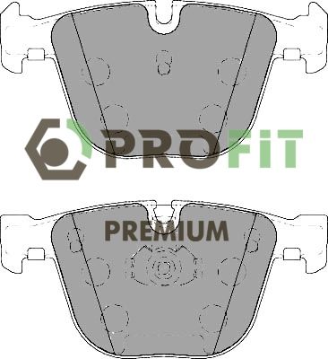 50051672 PROFIT Комплект тормозных колодок, дисковый тормоз