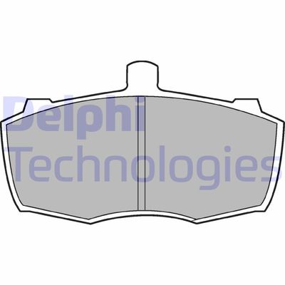 LP413 DELPHI Комплект тормозных колодок, дисковый тормоз