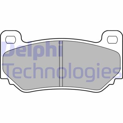 LP1774 DELPHI Комплект тормозных колодок, дисковый тормоз