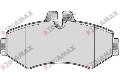 N09082 DIAMAX Комплект тормозных колодок, дисковый тормоз