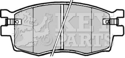 KBP1923 KEY PARTS Комплект тормозных колодок, дисковый тормоз