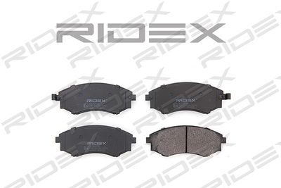 402B0048 RIDEX Комплект тормозных колодок, дисковый тормоз