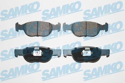 5SP687 SAMKO Комплект тормозных колодок, дисковый тормоз