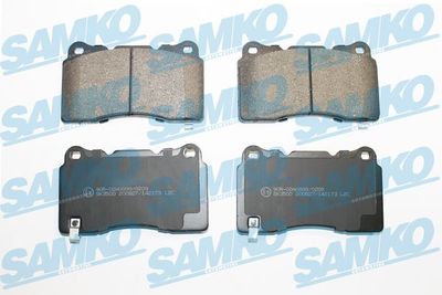 5SP2173 SAMKO Комплект тормозных колодок, дисковый тормоз