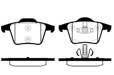 RA09370 RAICAM Комплект тормозных колодок, дисковый тормоз