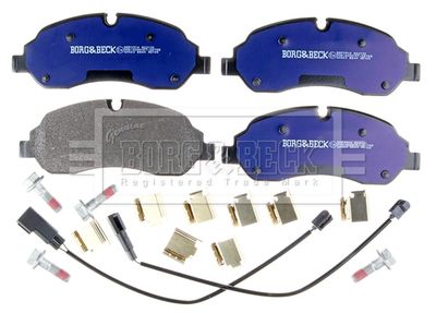 BBP2514 BORG & BECK Комплект тормозных колодок, дисковый тормоз