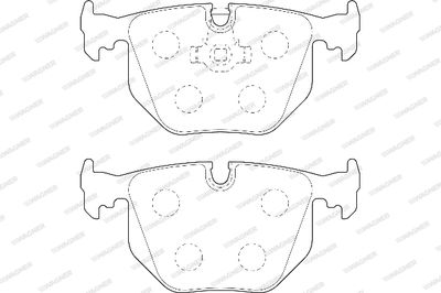 WBP21282A WAGNER Комплект тормозных колодок, дисковый тормоз