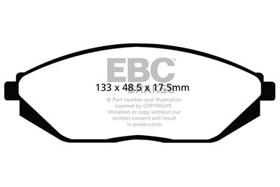 DP22097 EBC Brakes Комплект тормозных колодок, дисковый тормоз
